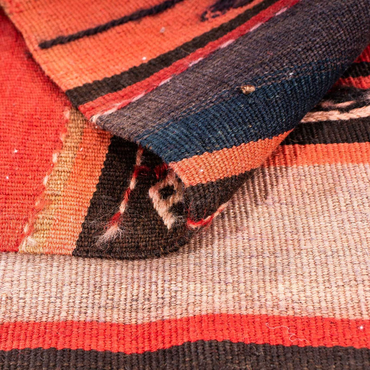Tapis Kelim - Vieux - 120 x 85 cm - multicolore