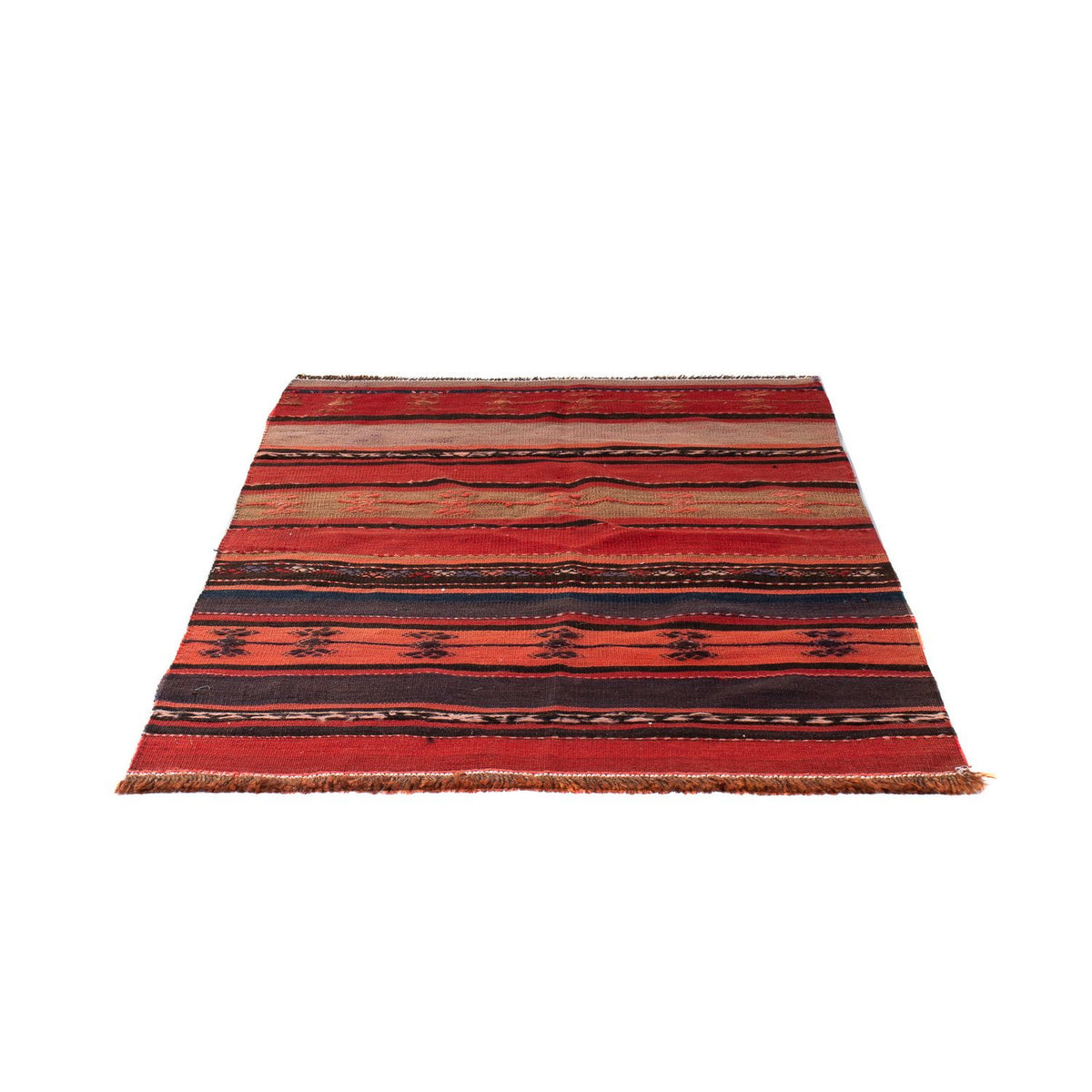 Tapis Kelim - Vieux - 120 x 85 cm - multicolore