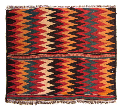 Kilim ancien 100x125cm - multicolore