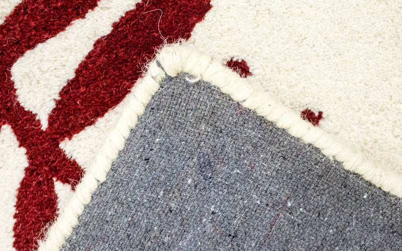 Tapis en laine - 148 x 90 cm - beige