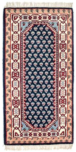 Tapis oriental - 160 x 90 cm - bleu