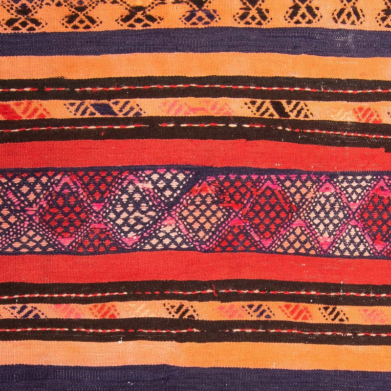 Tapis Kelim - Vieux carré  - 150 x 125 cm - multicolore