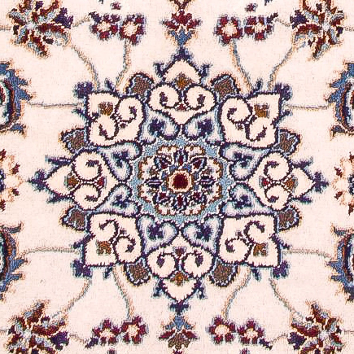 Tapis de couloir Tapis persan - Nain - Royal - 290 x 85 cm - beige