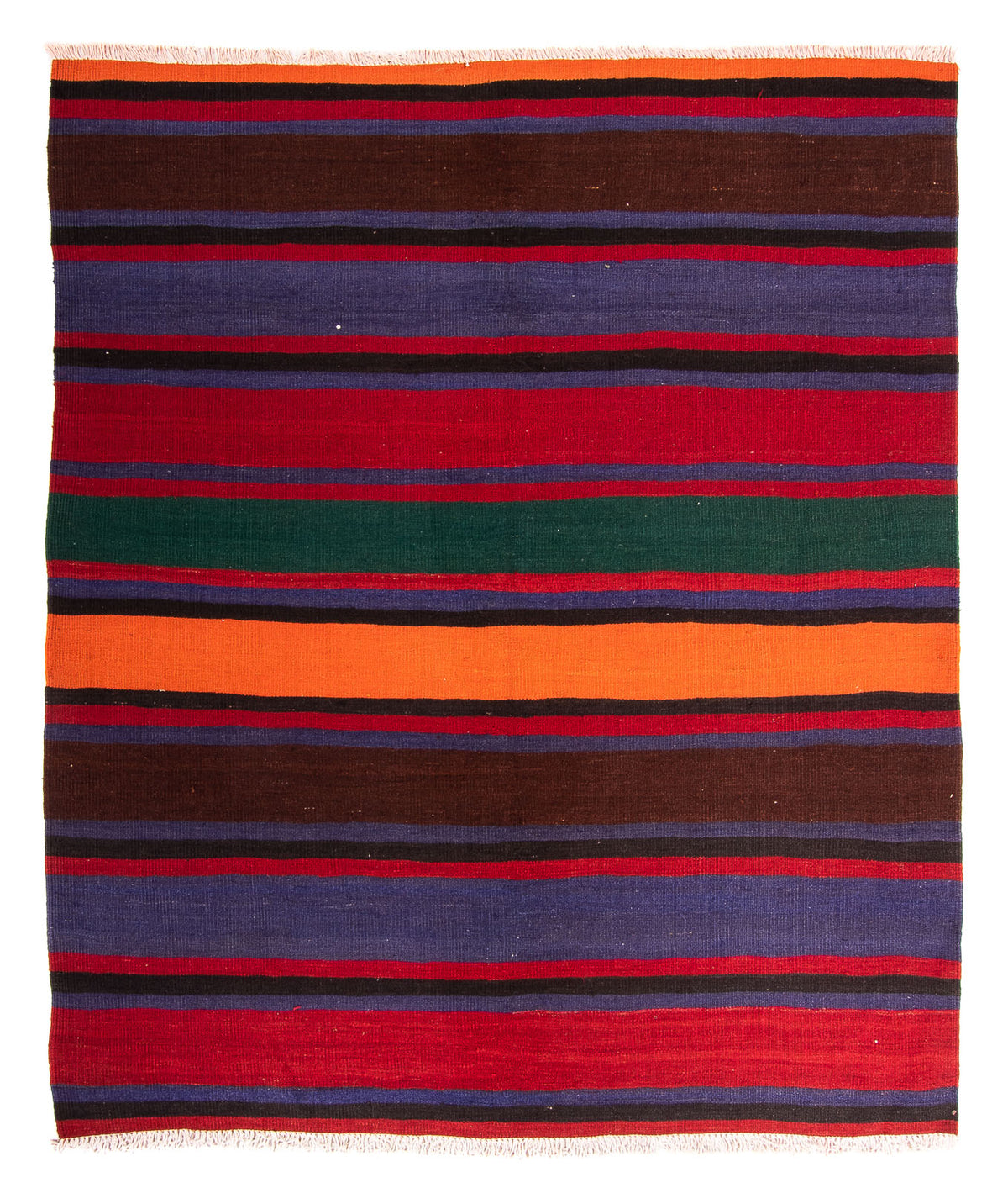 Tapis Kelim - Vieux - 210 x 180 cm - multicolore