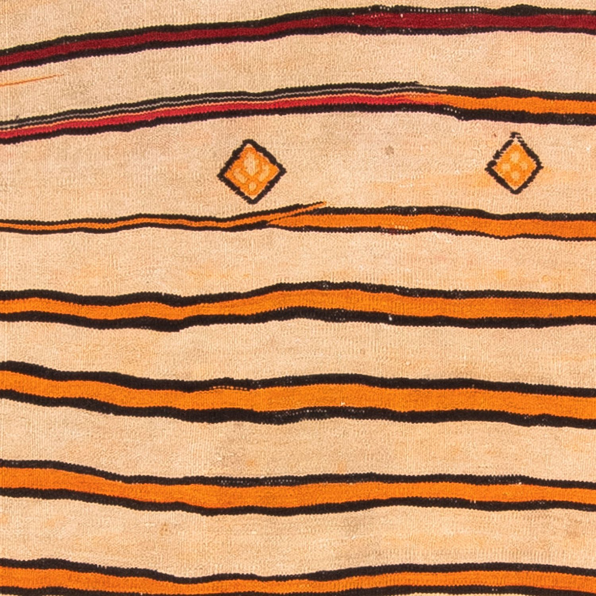 Tapis Kelim - Vieux carré - 150 x 147 cm - multicolore