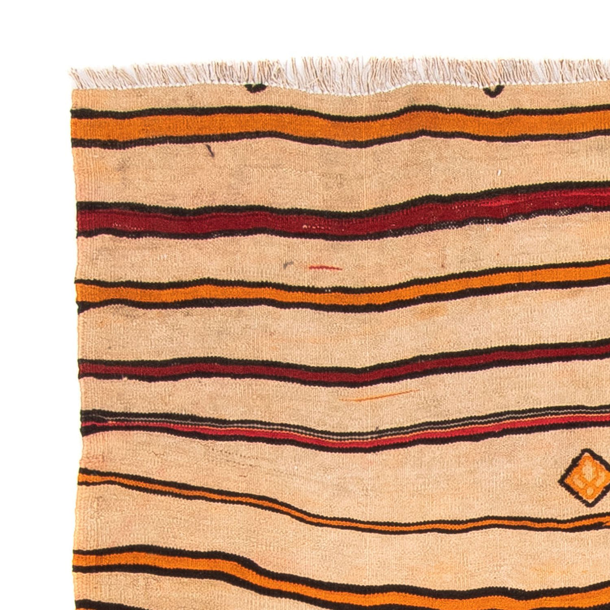 Tapis Kelim - Vieux carré - 150 x 147 cm - multicolore