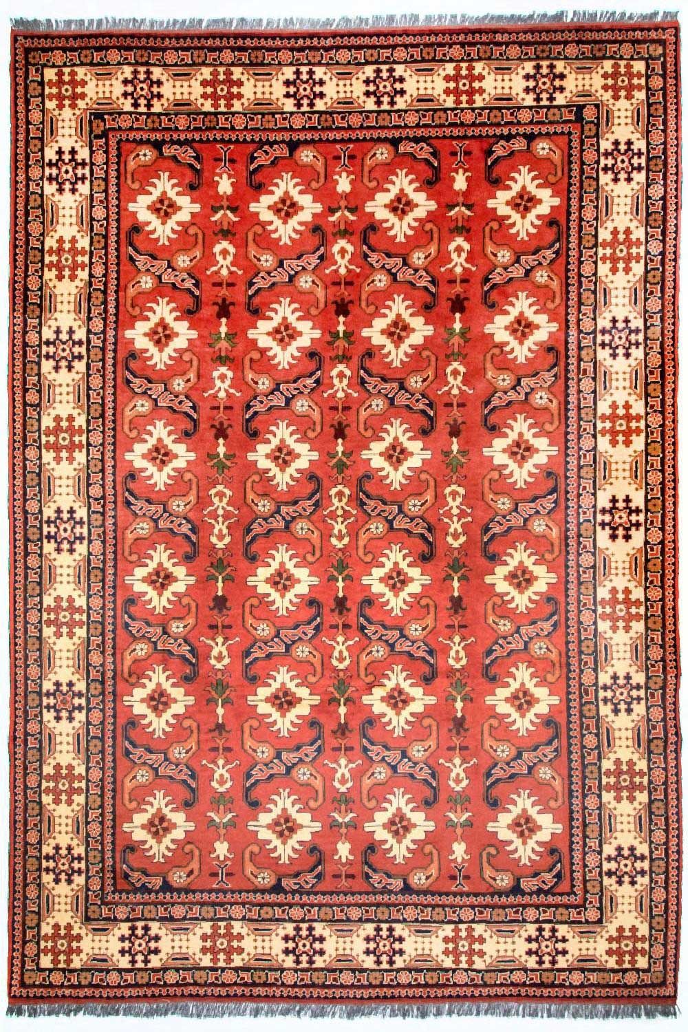 Tapis afghan - Hatschlu - 338 x 257 cm - rouge