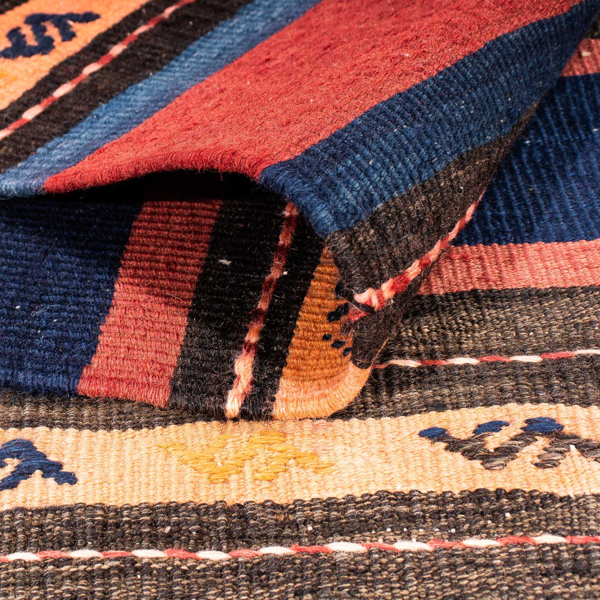 Tapis Kelim - Vieux - 205 x 150 cm - multicolore