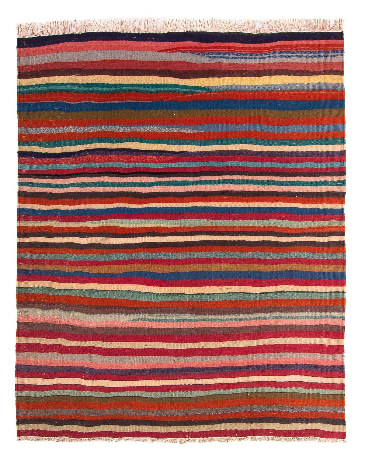 Tapis Kelim - Vieux - 190 x 150 cm - multicolore