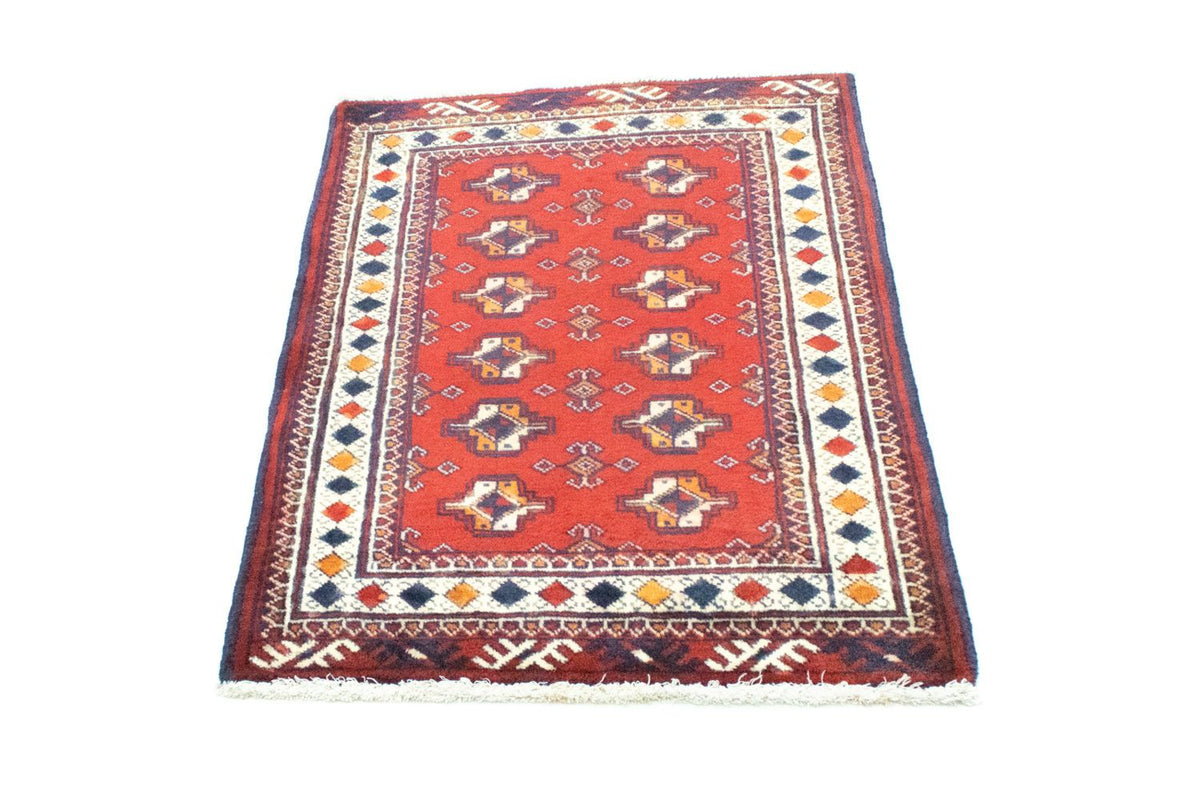 Tapis Turkaman - 91 x 70 cm - rouge