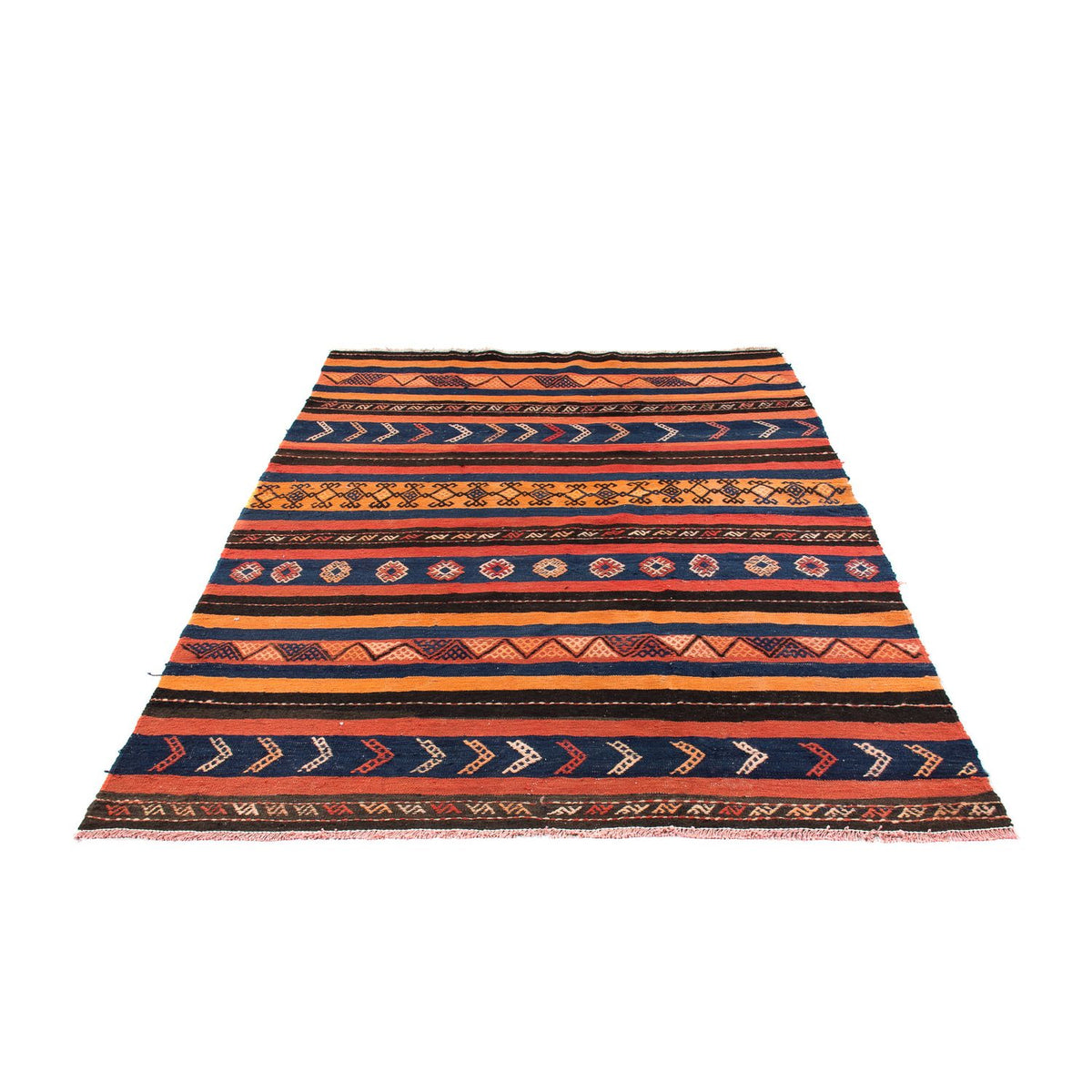 Tapis Kelim - Vieux - 200 x 150 cm - multicolore