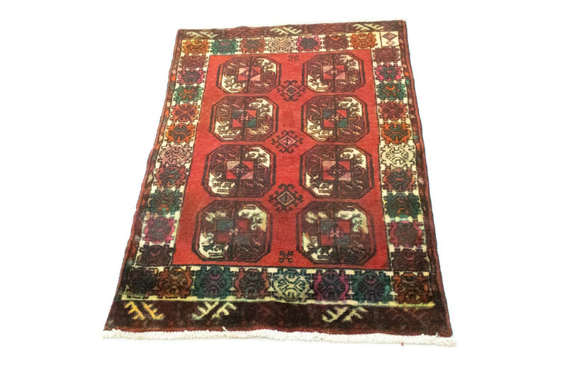 Tapis Turkaman - 100 x 67 cm - rouge