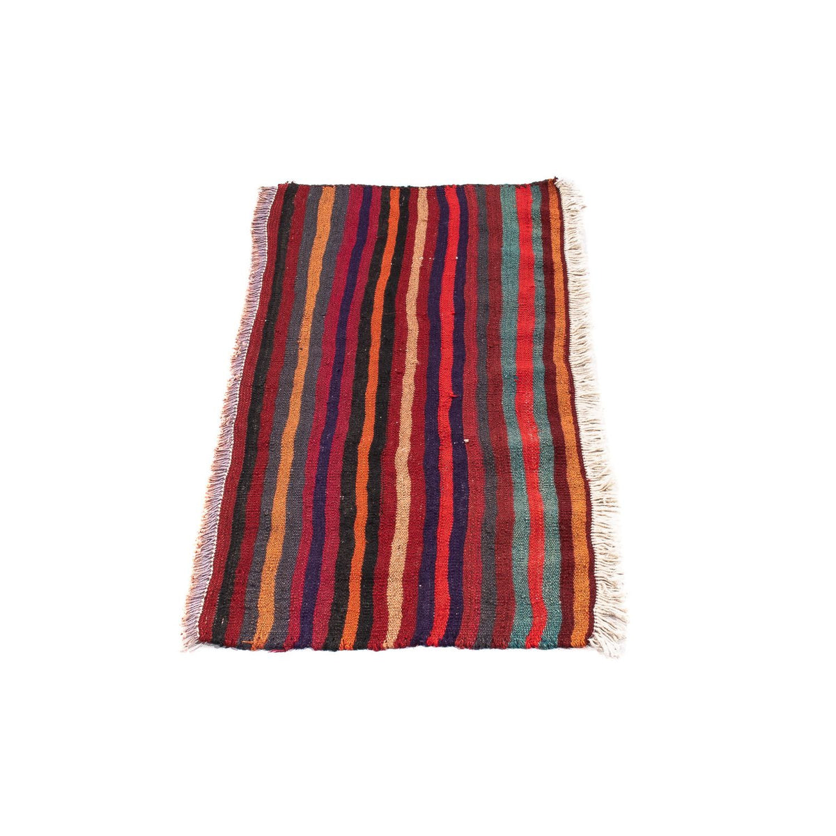 Tapis de couloir Tapis Kelim - Vieux - 105 x 45 cm - multicolore