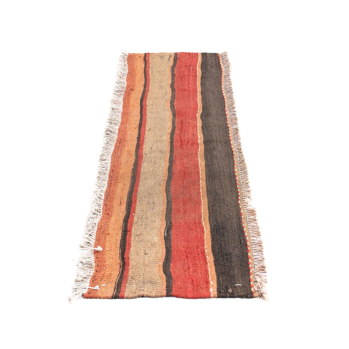 Tapis de couloir Tapis Kelim - Vieux - 135 x 40 cm - multicolore