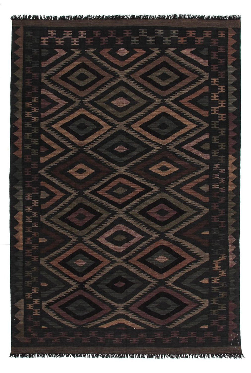 Tapis Kelim - Splash - 244 x 169 cm - multicolore