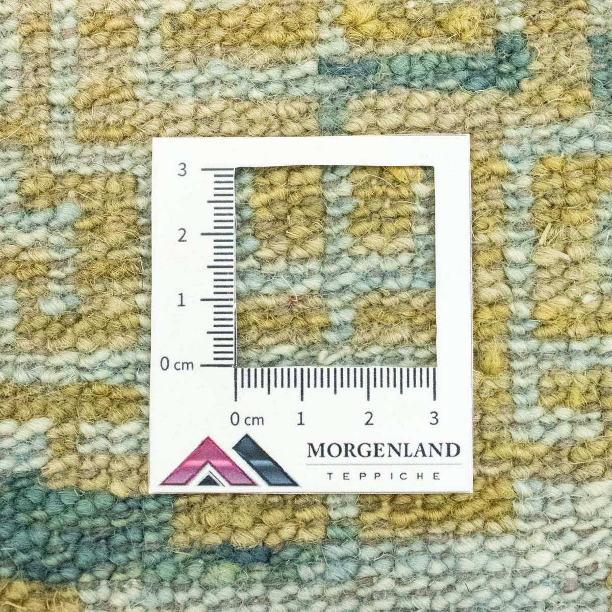 Tapis design carré  - 61 x 59 cm - or