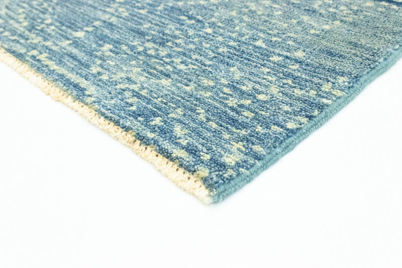 Tapis design carré  - 62 x 61 cm - bleu clair