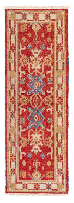 Tapis de couloir Tapis oriental - 199 x 62 cm - rouge foncé
