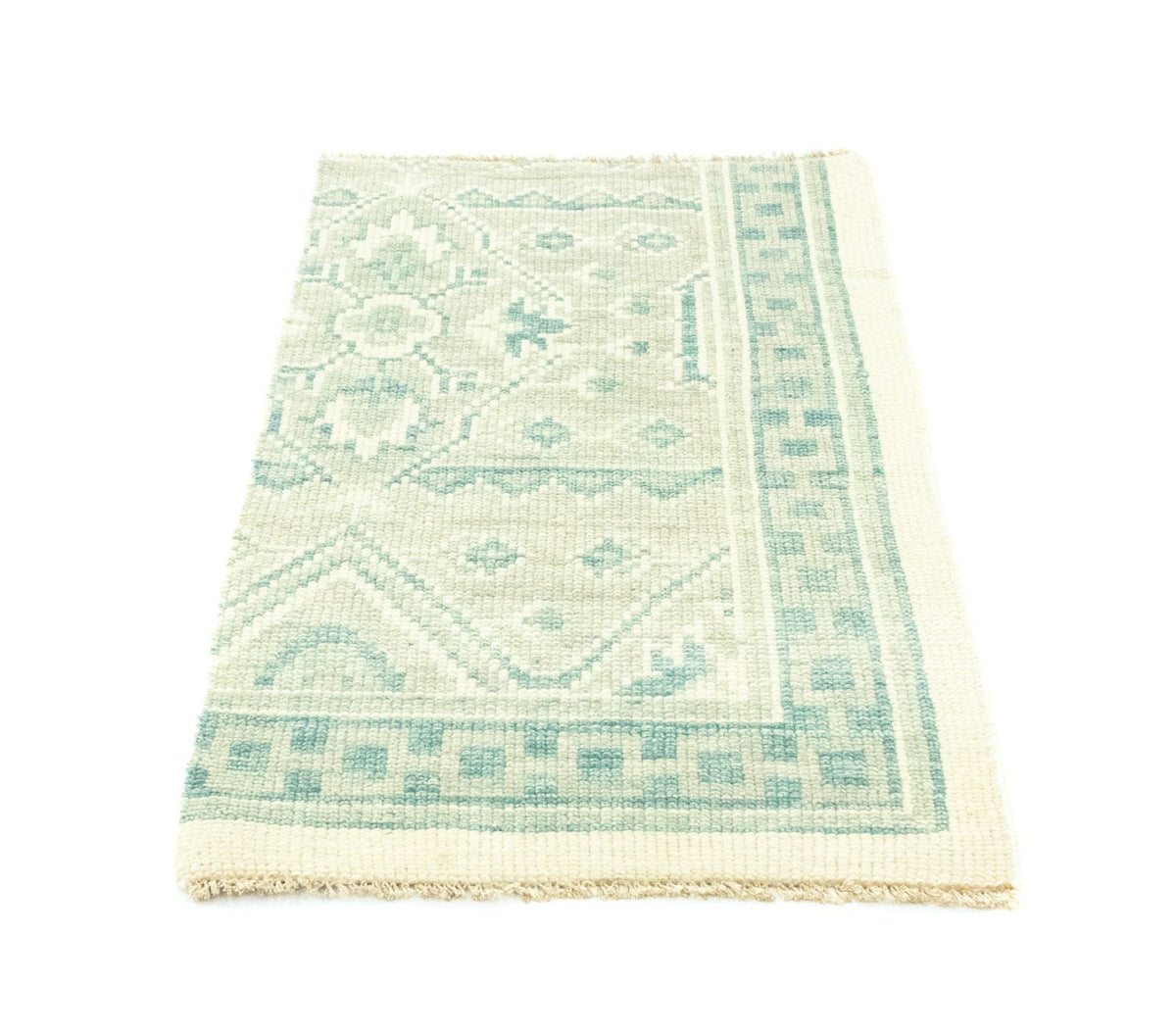 Tapis design - 95 x 62 cm - bleu clair