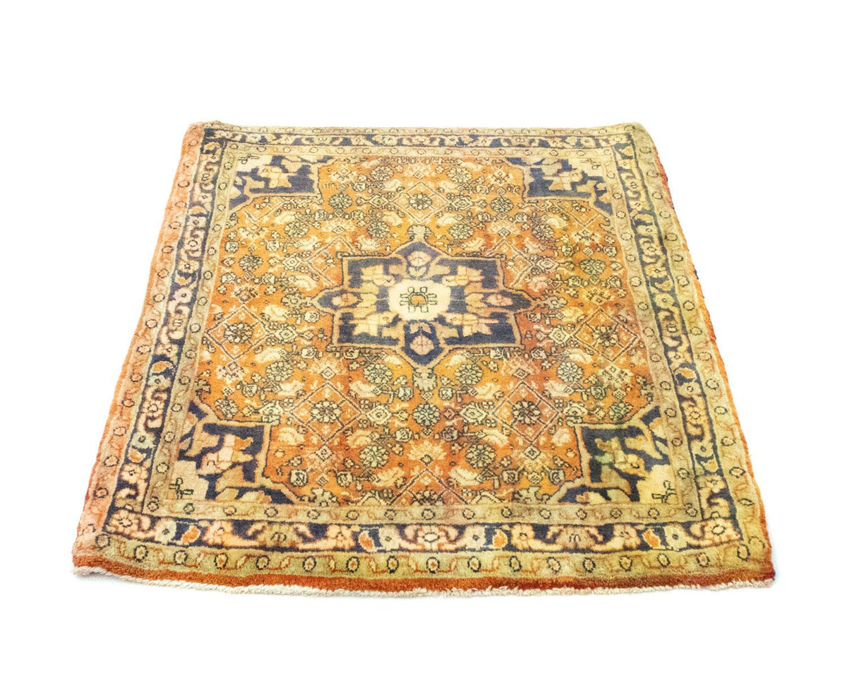 Tapis persan - Bidjar - 85 x 75 cm - orange