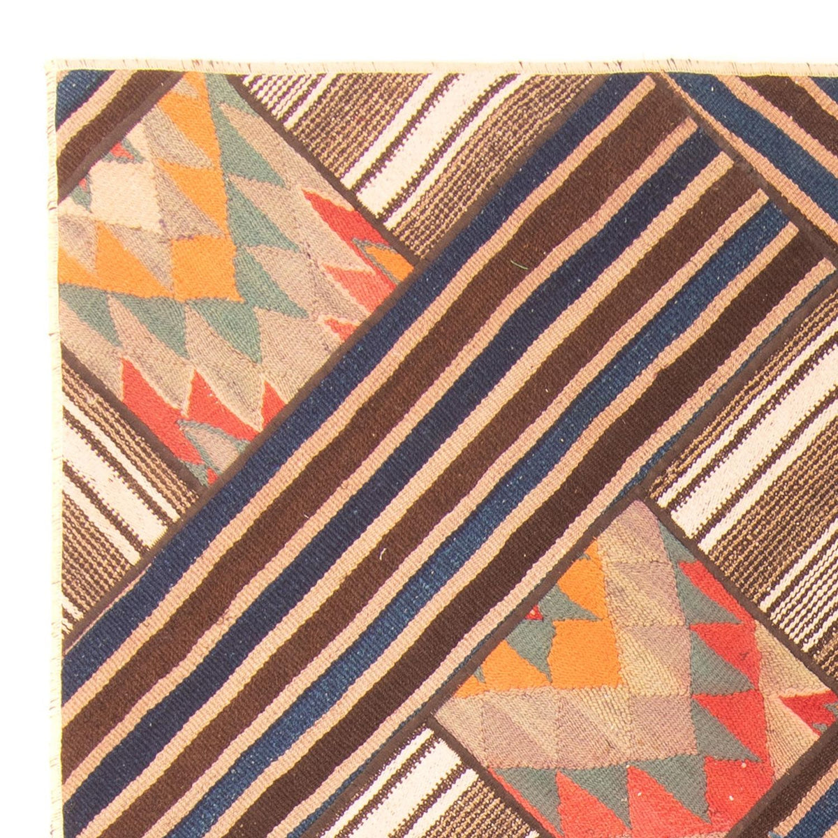 Tapis patchwork - 200 x 150 cm - multicolore
