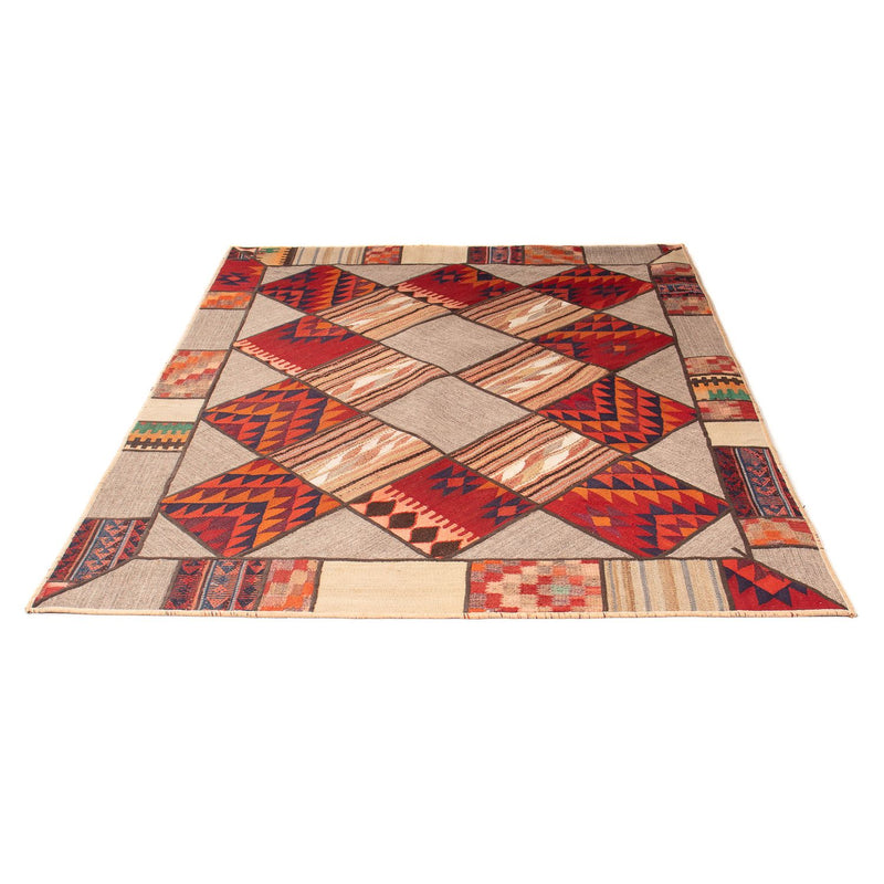 Tapis patchwork - 200 x 150 cm - multicolore