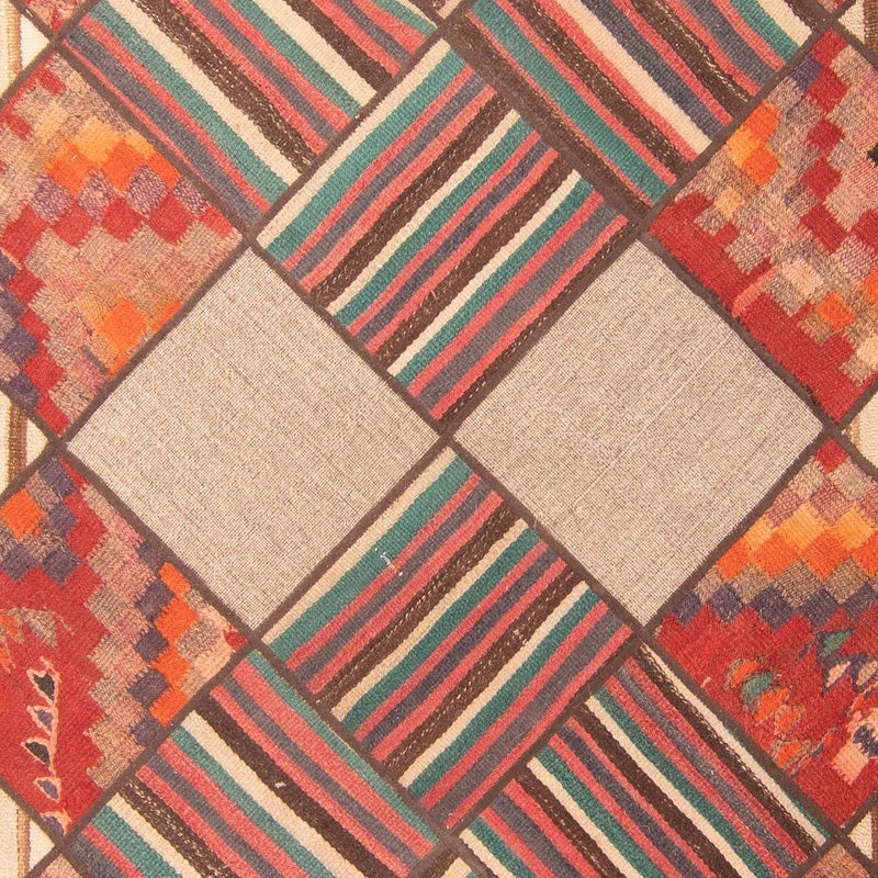 Tapis patchwork - 200 x 150 cm - multicolore