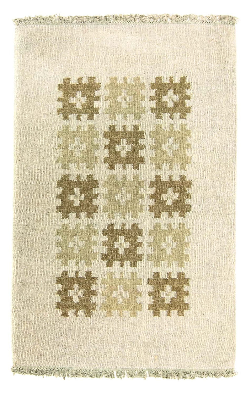 Tapis Kelim - Tendance - 176 x 116 cm - beige