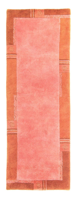 Tapis de couloir Tapis Népalais - 231 x 81 cm - rose