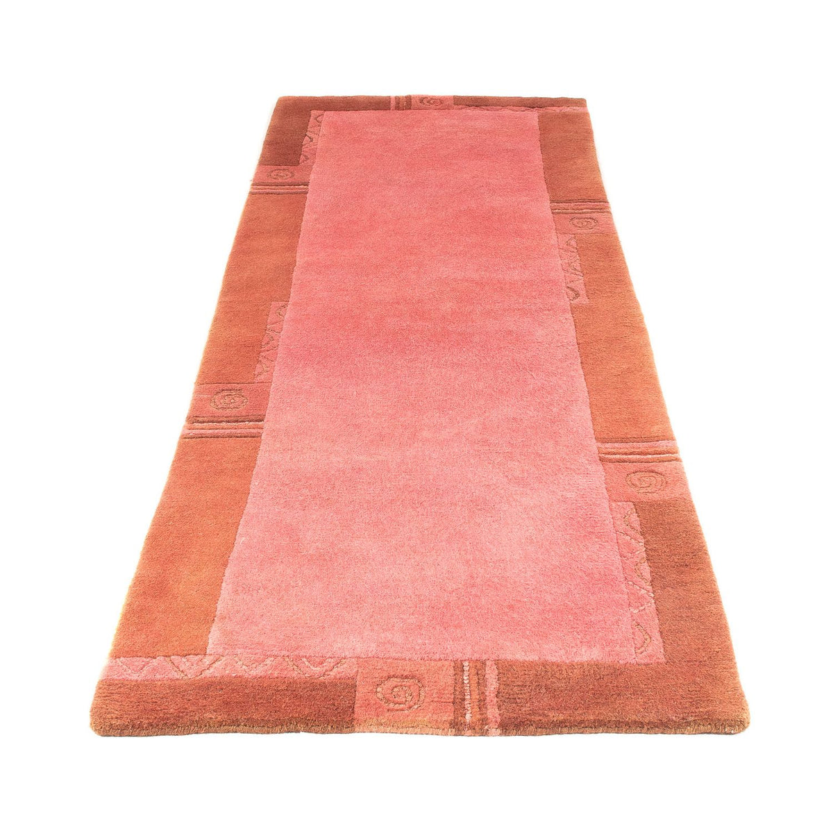 Tapis de couloir Tapis Népalais - 231 x 81 cm - rose