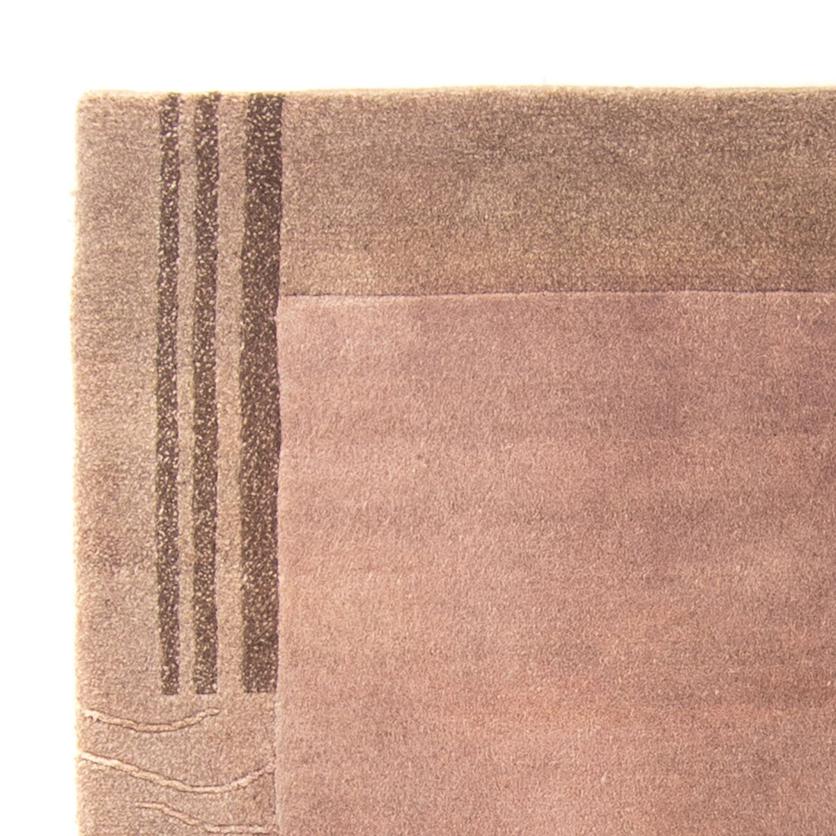 Tapis Népalais - 180 x 124 cm - chocolat clair