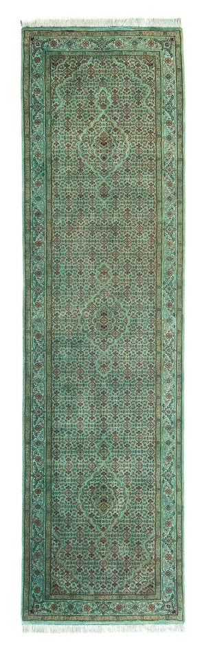 Tapis de couloir Tapis oriental - Tabriz - 305 x 84 cm - vert