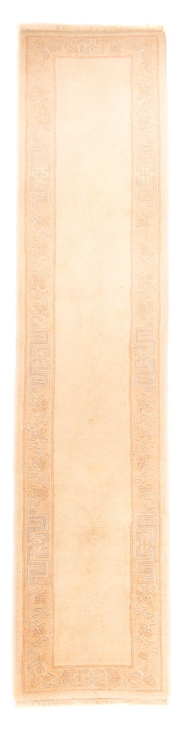 Tapis de couloir Tapis Népalais - 331 x 71 cm - beige