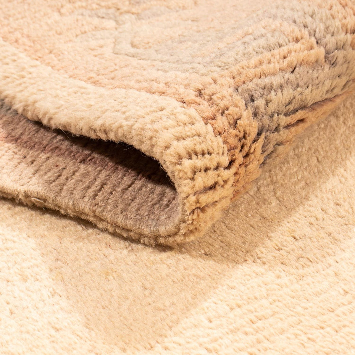 Tapis de couloir Tapis Népalais - 331 x 71 cm - beige