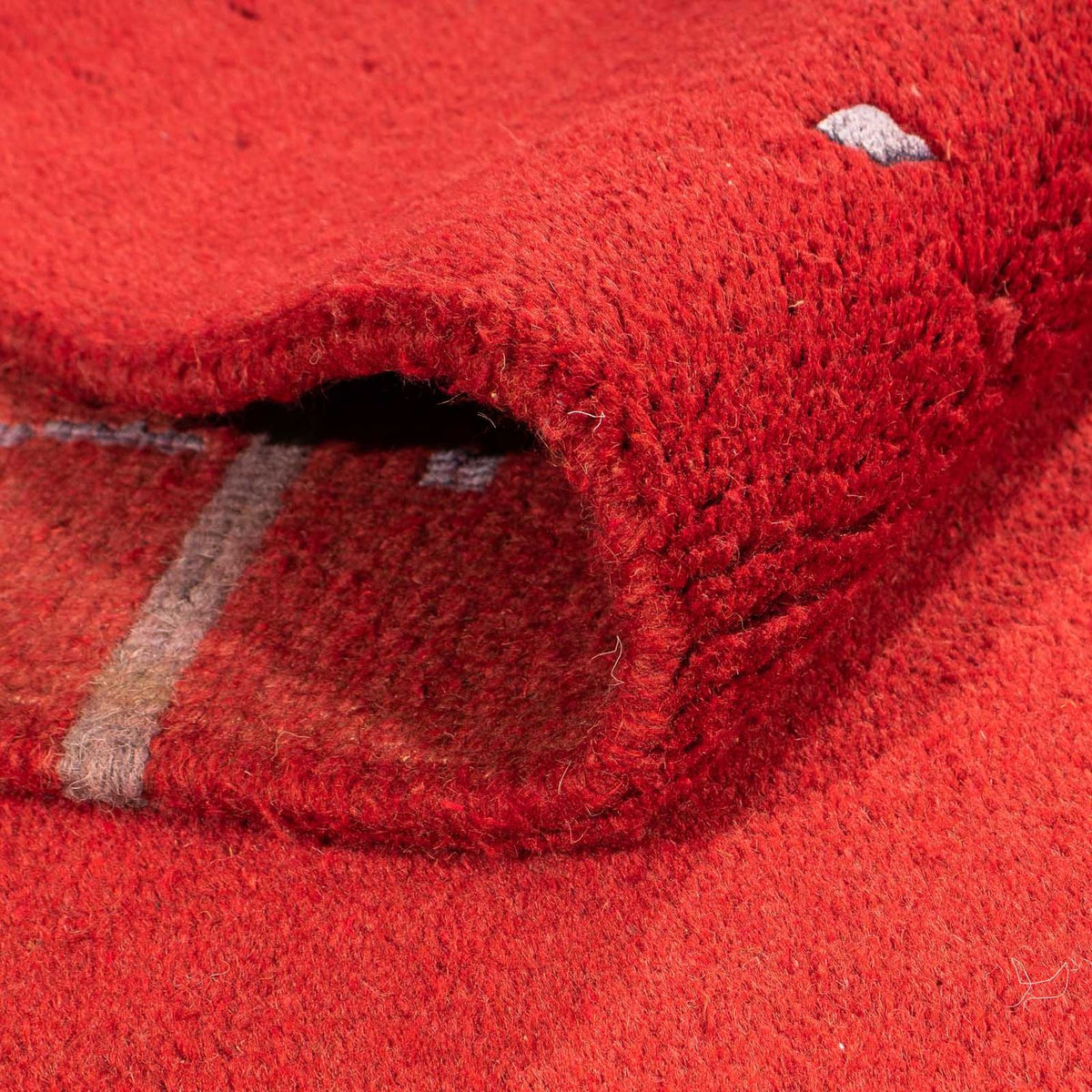 Tapis Népalais - 228 x 162 cm - rouge