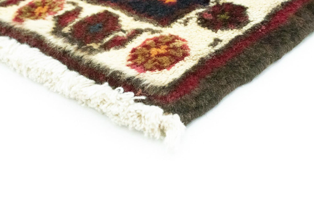 Tapis persan - Nomadic carré  - 109 x 105 cm - rouge