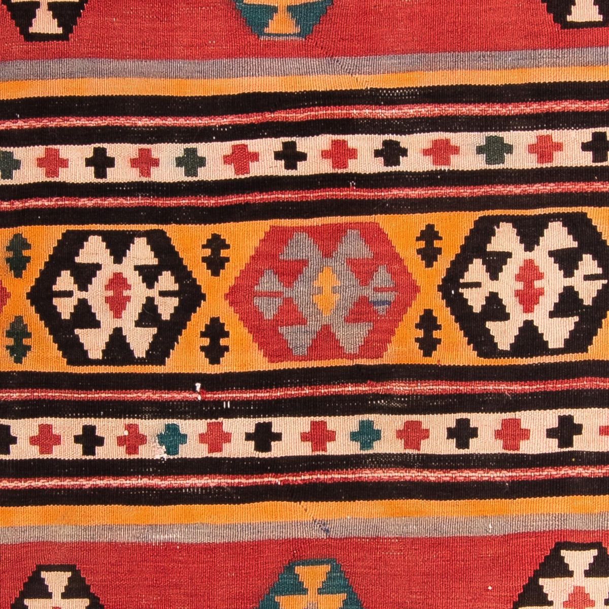 Tapis de couloir Tapis Kelim - Vieux - 295 x 160 cm - multicolore