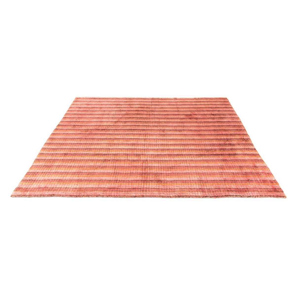 Tapis en viscose carré - 197 x 197 cm - multicolore