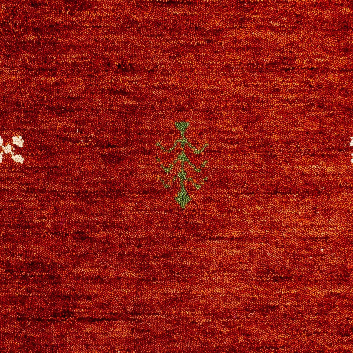 Tapis Gabbeh - Indus - 90 x 60 cm - rouge foncé