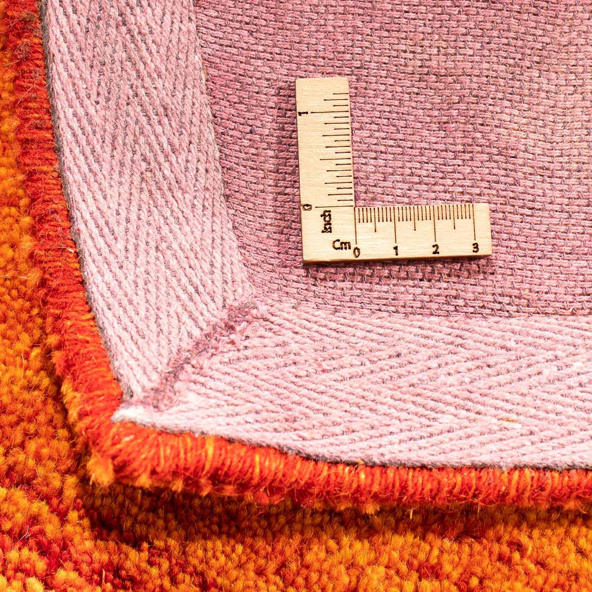 Tapis en laine - 226 x 160 cm - orange