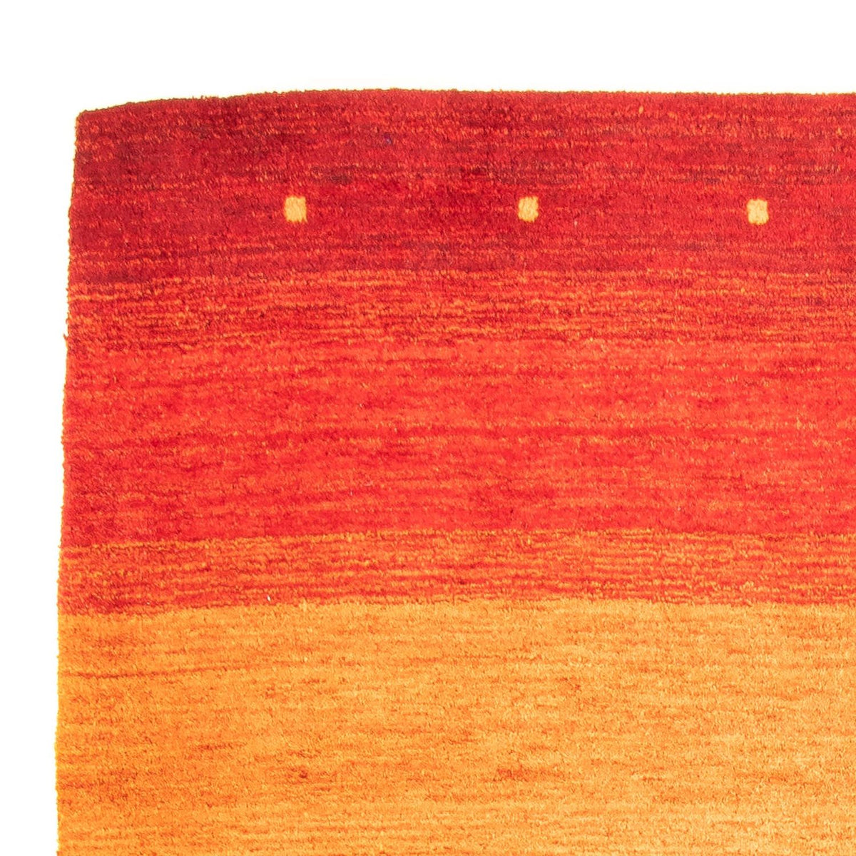Tapis en laine - 233 x 160 cm - orange
