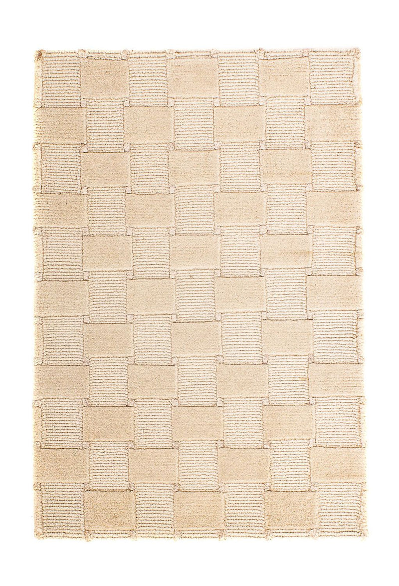 Tapis Népalais - 90 x 60 cm - beige