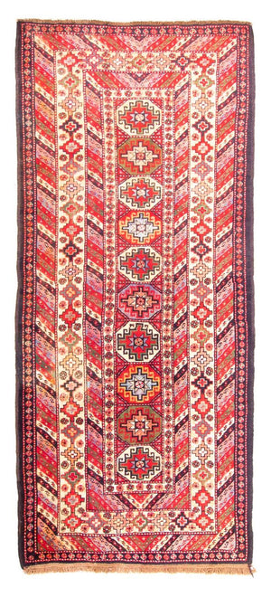 Tapis de couloir Tapis persan - Nomadic - 320 x 143 cm - rouge clair