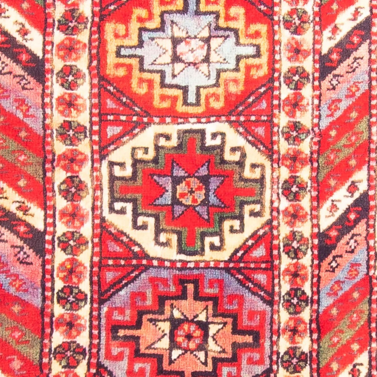 Tapis de couloir Tapis persan - Nomadic - 320 x 143 cm - rouge clair