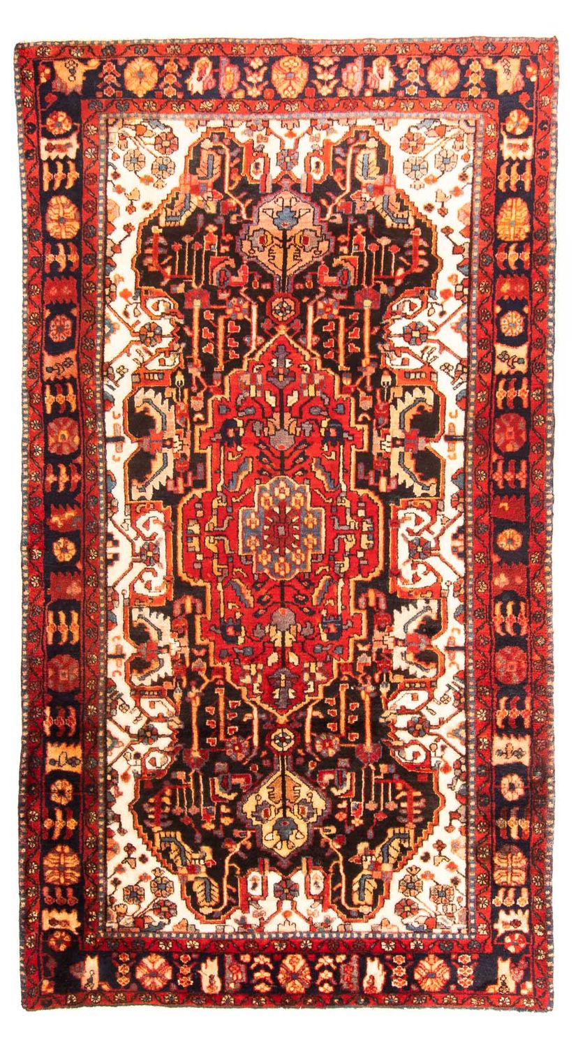 Tapis de couloir Tapis persan - Nomadic - 290 x 145 cm - rouge foncé