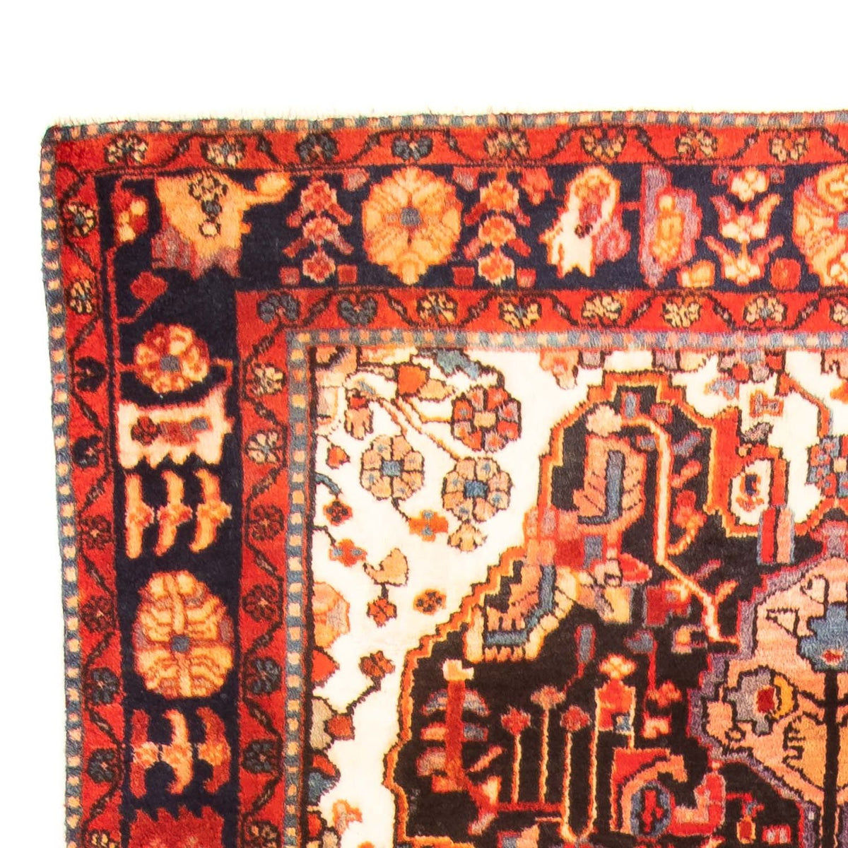 Tapis de couloir Tapis persan - Nomadic - 290 x 145 cm - rouge foncé
