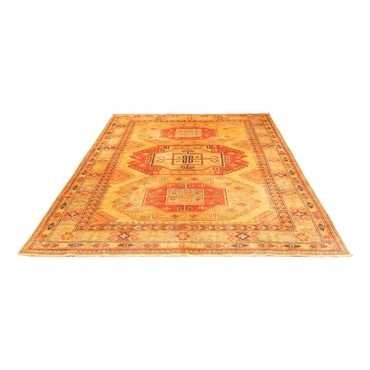 Tapis Ziegler - Kazak - 253 x 183 cm - or