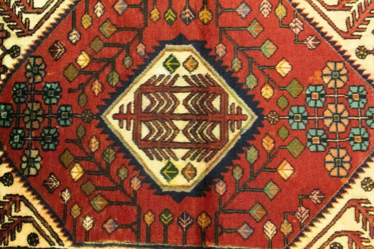 Tapis persan - Nomadic - 143 x 106 cm - orange