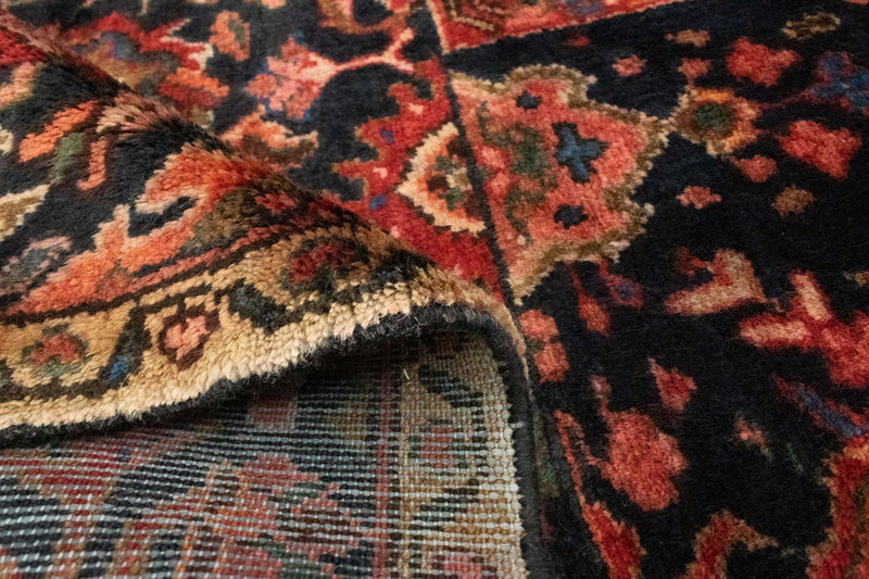 Tapis persan - Nomadic - 126 x 103 cm - bleu