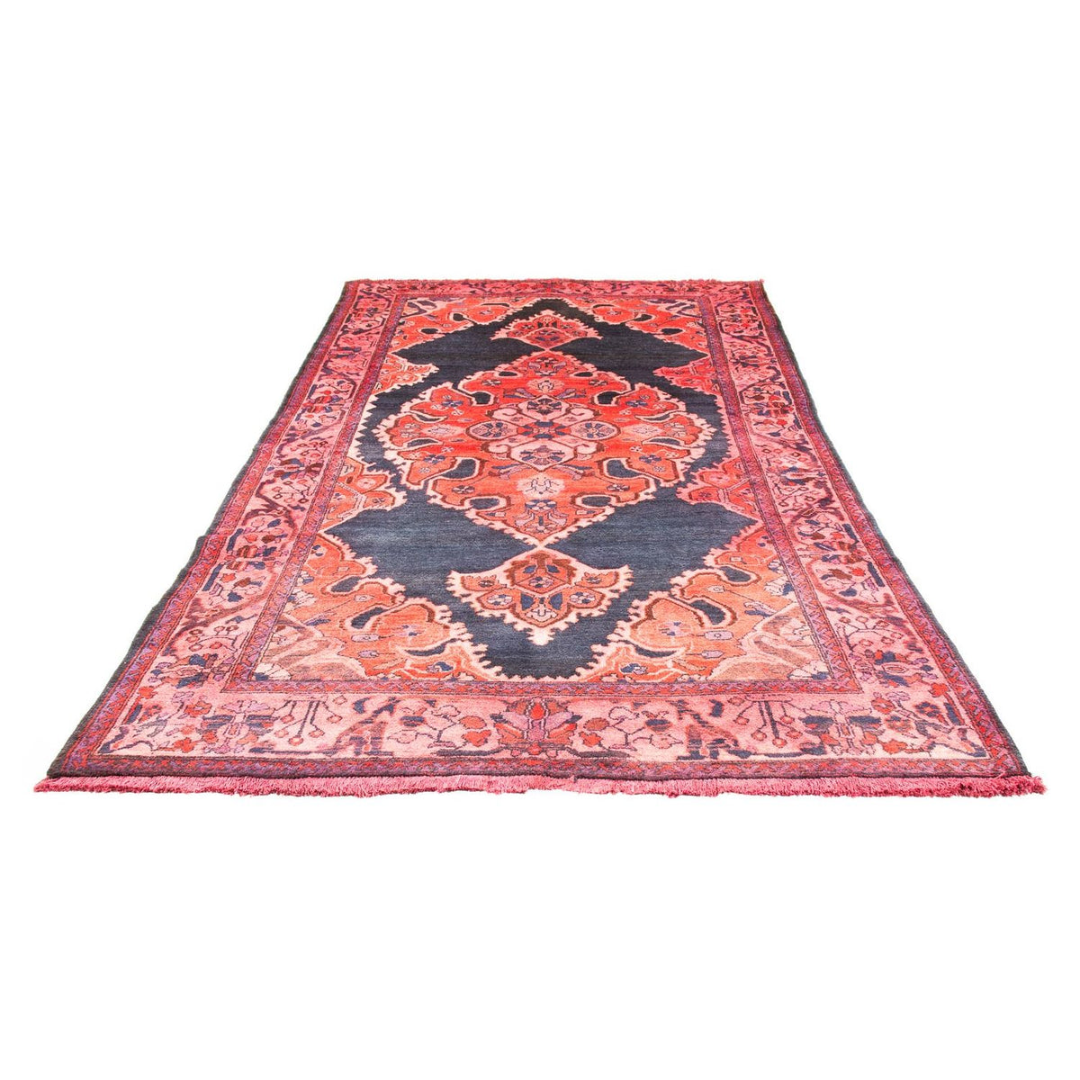 Tapis persan - Nomadic - 307 x 180 cm - rouge clair